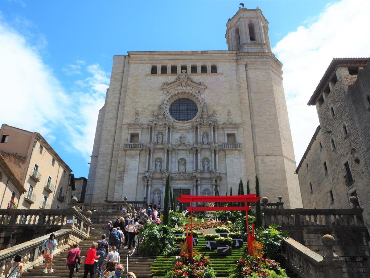 Apartament Modern A Girona Centre, Parking Gratis Exteriör bild
